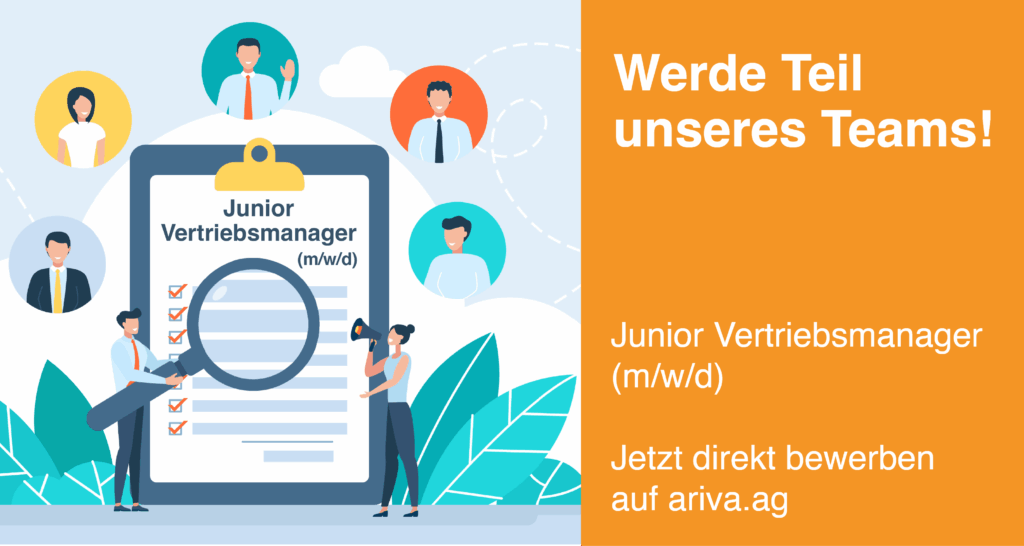 ARIVA sucht einen Junior Vetriebsmanager (m/w/d)