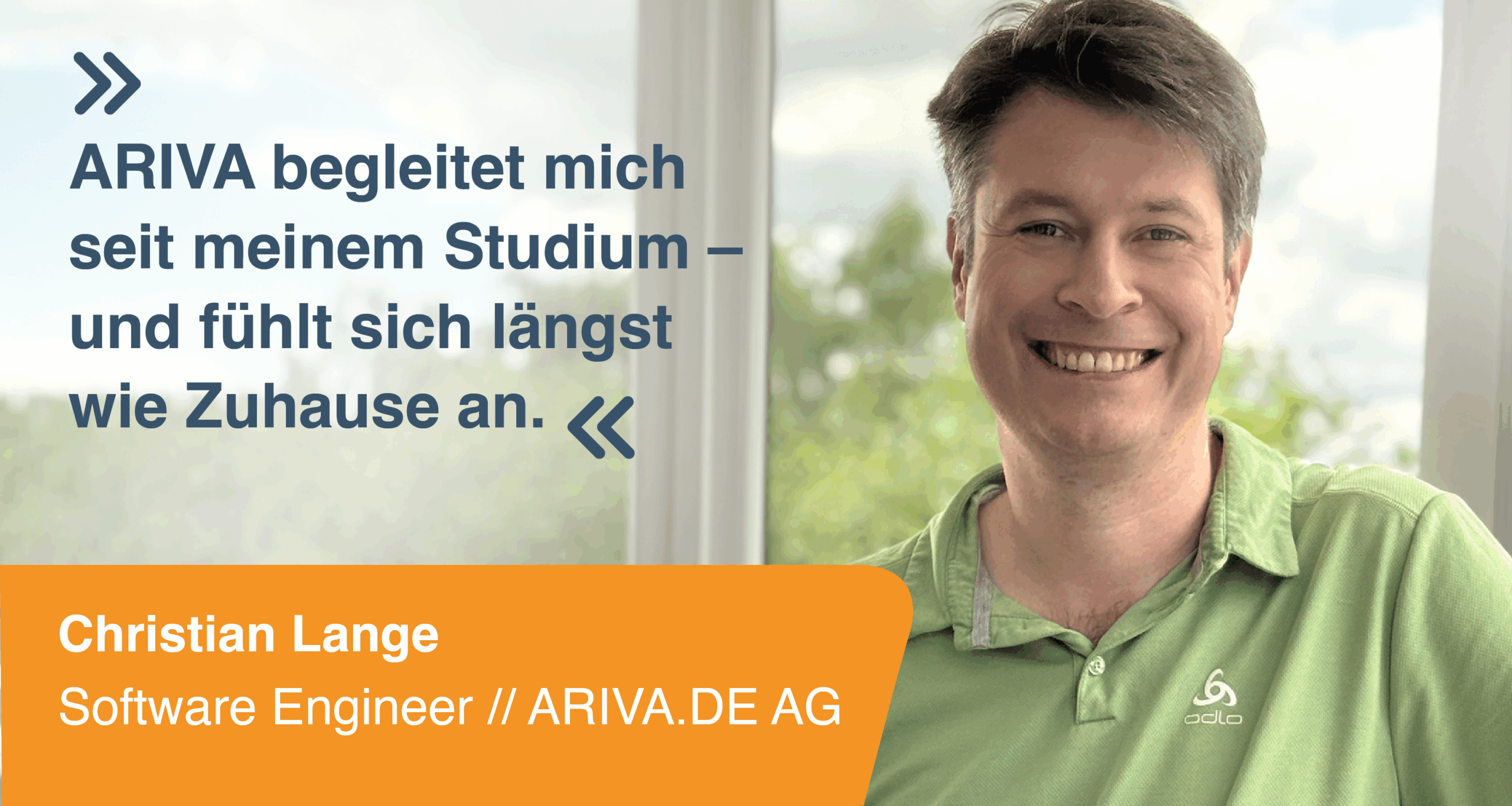Team-Story bei ARIVA: Christian Lange – Seit 2008 mit Herz, Hirn und Haltung dabei