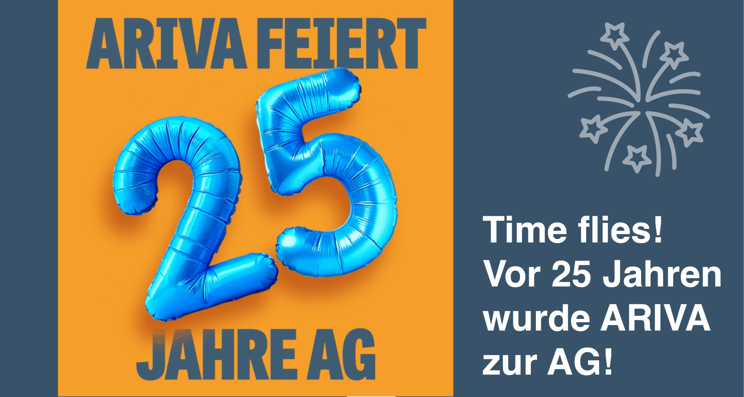 Wie die Zeit vergeht. ARIVA.DE AG ist seit 25 Jahren eine AG.