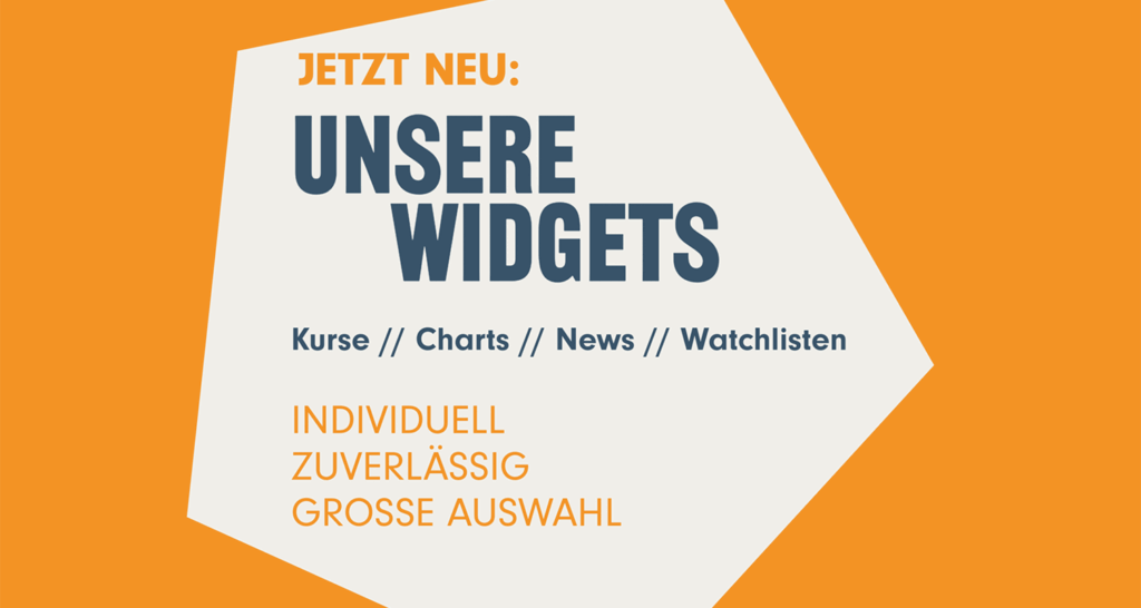 NEU bei ARIVA: Widgets