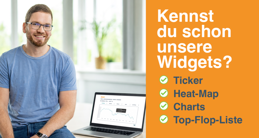 Finanzdaten-Widgets für Websites & Apps