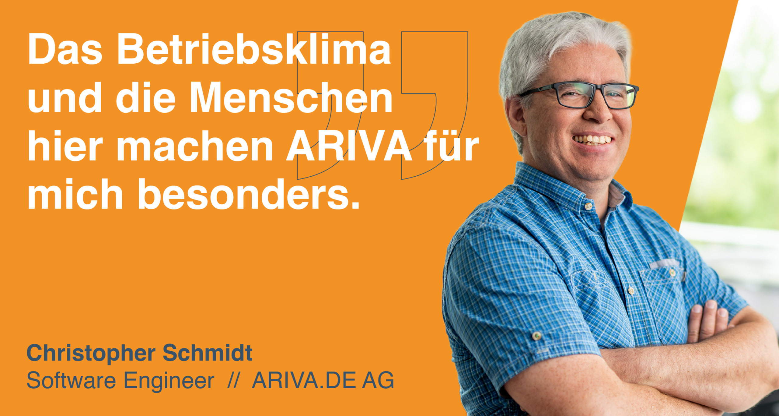 Christopher Schmidt im Fokus. Ein prägender Kopf hinter ARIVA.
