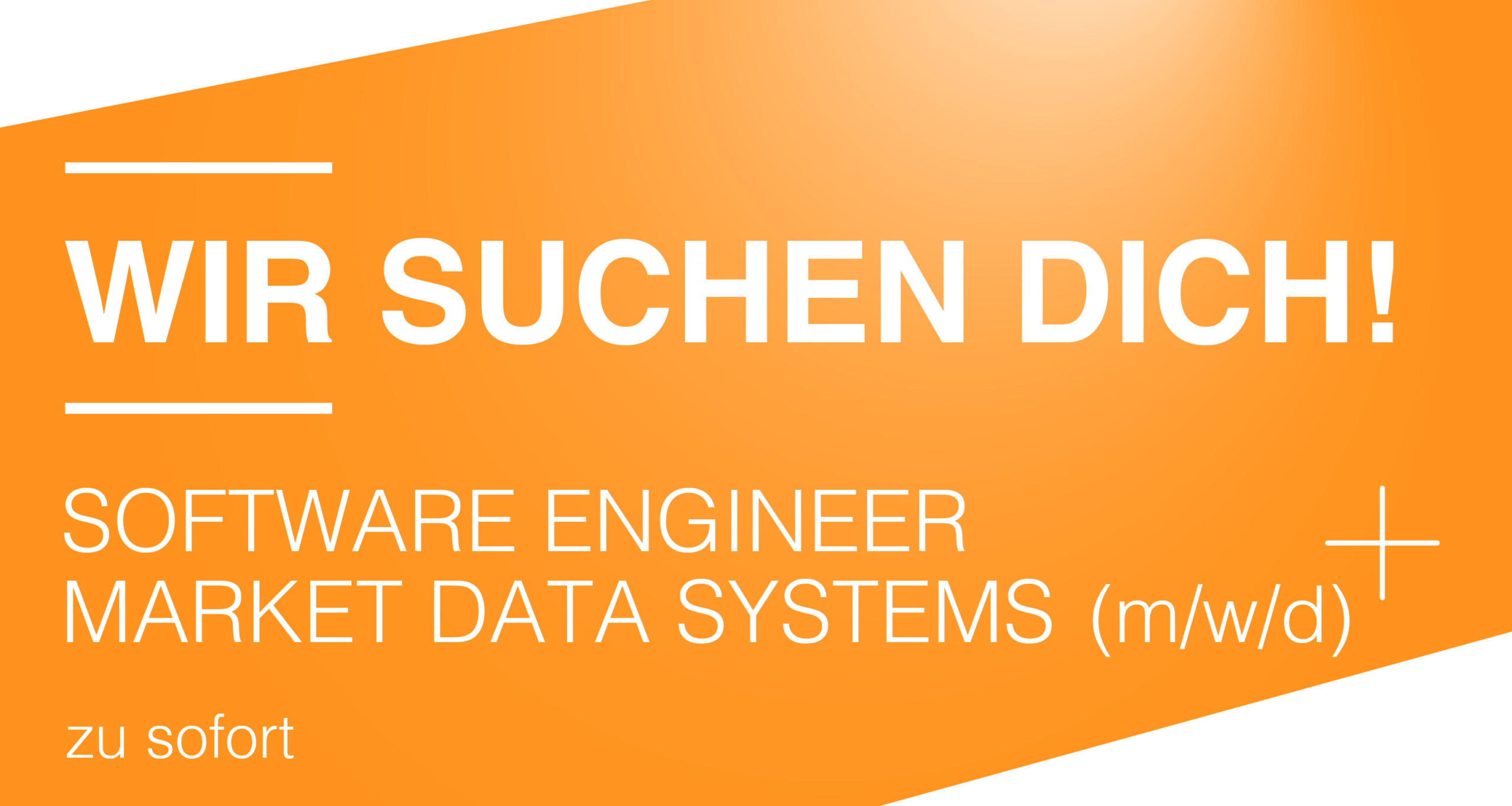 Wir suchen einen Software Engineer Market Data Systems (m/w/d)