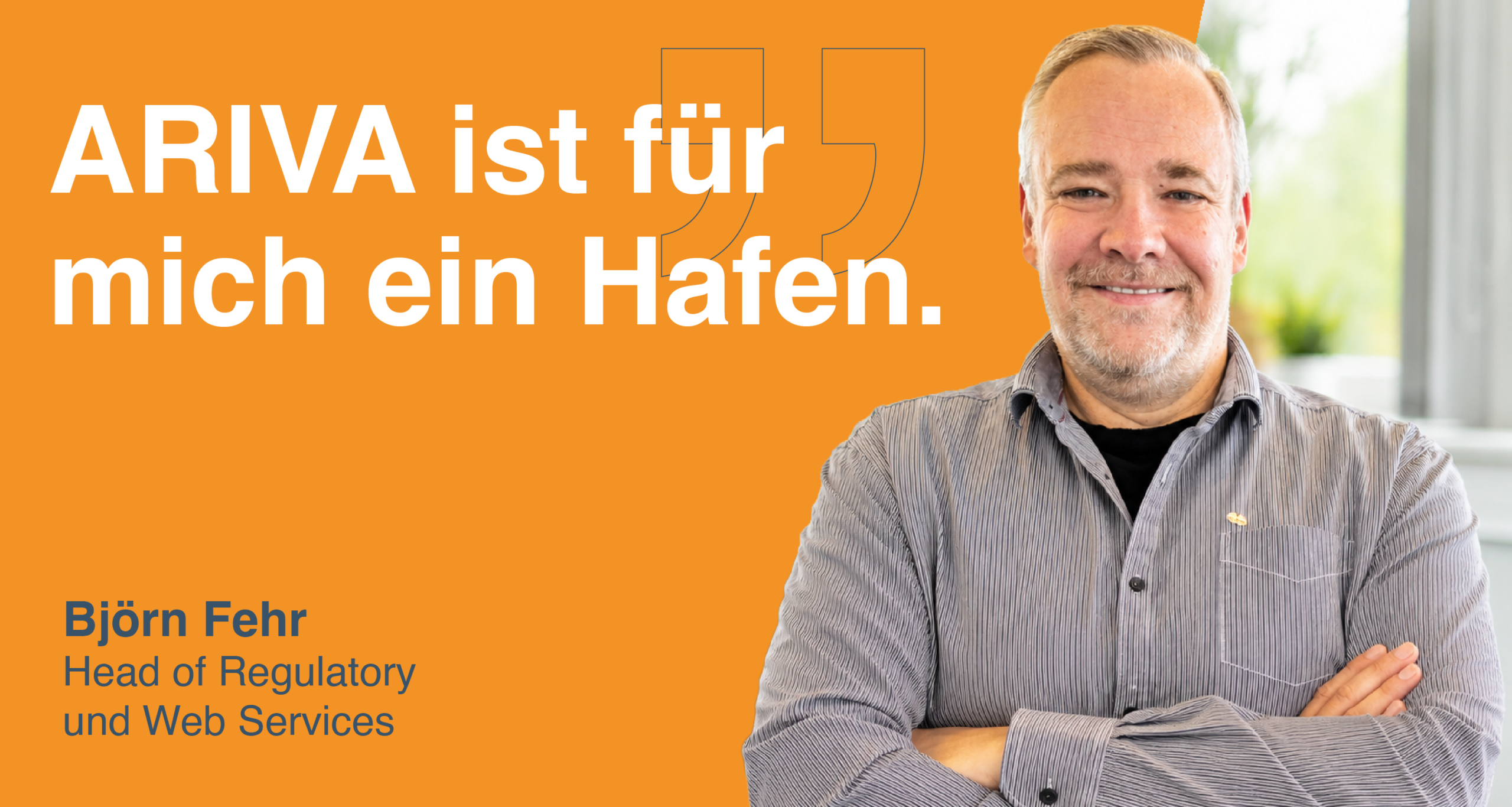 ARIVa Inside: Björn Fehr im Portrait