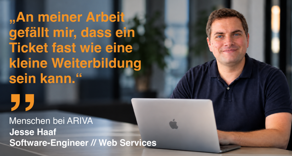 Jesse Haaf - Software Engineer bei ARIVA