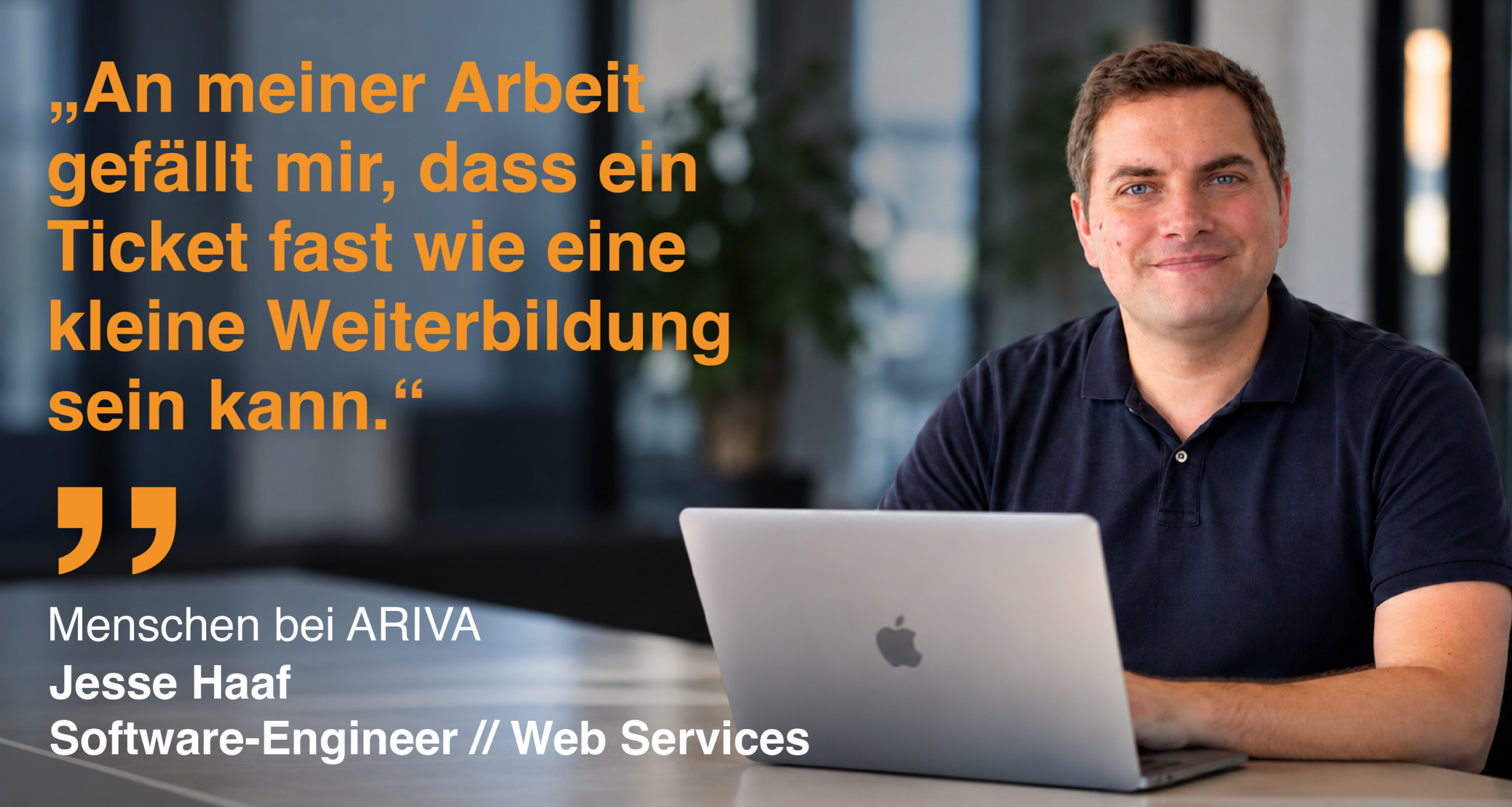Jesse Haaf - Software Engineer bei ARIVA